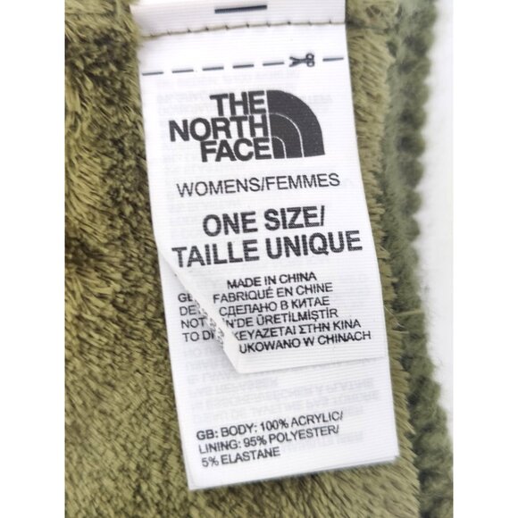 New The North Face Women's Fuzzy Cable Earband Burnt Olive Green One Size - Picture 3 of 3